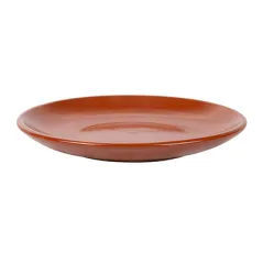 ASSIETTES EN FAÏENCE   Ø 26,2x3 CM MARRON ROUGEATRE CERAMIQUE (12 UNITÉ)
