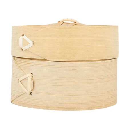 RÉCIPIENTS MINI DIM-SUM BAMBOO  Ø 8x6 CM NATUREL BAMBOU (10 UNITÉ)