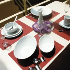 SETS DE TABLE SPUNBOND  60 G/M2 30x40 CM BORDEAUX PP (800 UNITÉ)