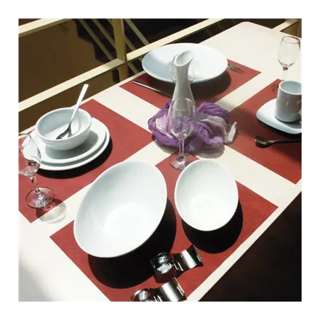 SETS DE TABLE SPUNBOND  60 G/M2 30x40 CM BORDEAUX PP (800 UNITÉ)