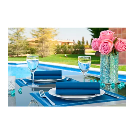 SERVIETTES  55 G/M2 40x40 CM BLEU MARINE AIRLAID (700 UNITÉ)