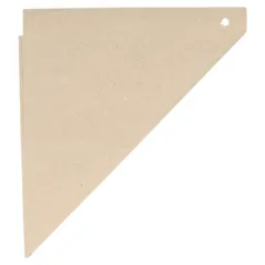 SACHETS EN POINTE - BICLASSE  100 G 150 G/M2 24x17 CM BLANC/ECRU PAPIER DOUBLE FACE (2000 UNITÉ)