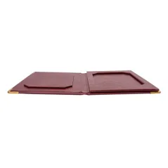 BOÎTE POUR ADDITION ET CHANGE   17x22,8x2 CM BORDEAUX CUIR (1 UNITÉ)