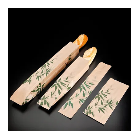 SACHETS BOULANGERIE FEEL GREEN  32 G/M2 9+4x66 CM NATUREL KRAFT (250 UNITÉ)