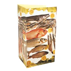 CARTE EN 3 VOLETS "POISSON"