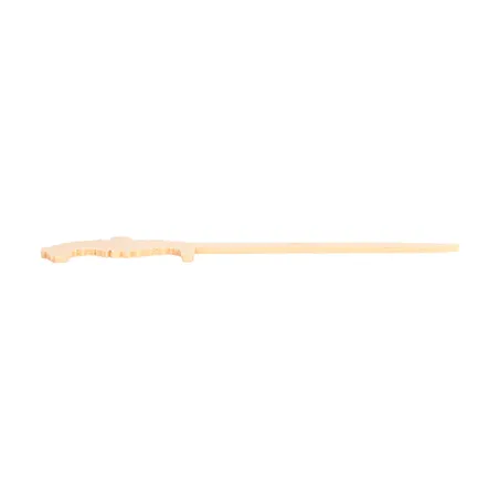 PIQUES "HIPPOCAMPE" BAMBOO  9 (h) CM NATUREL BAMBOU (100 UNITÉ)