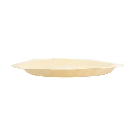ASSIETTES OCTOGONALES WOOD  Ø 26x2,2 CM NATUREL BOIS (50 UNITÉ)