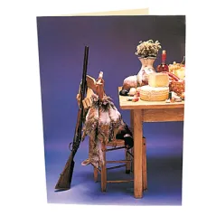 CARTE 2 VOLETS "CHASSE"