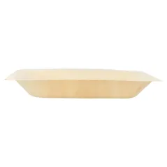 PLATEAUX RECTANGULAIRES WOOD  19,5x14x3 CM NATUREL BOIS (50 UNITÉ)