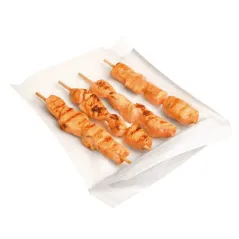 RÉCIPIENTS AVEC BASE ET FENÊTRE 'TURTLE PACK' 50 G/M2 + 15 PP 20+3,5/3,5x24/21 CM BLANC KRAFT (100 UNITÉ)