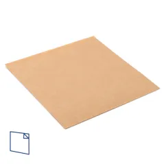 SACHETS OUVERTS 2 CÔTÉS  35 G/M2 + 10 LDPE 18x18,2 CM NATUREL KRAFT (100 UNITÉ)