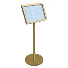 PORTE MENUS DIN-A3 AVEC PIED INCORPORÉ