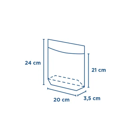 RÉCIPIENTS AVEC BASE ET FENÊTRE 'TURTLE PACK' 50 G/M2 + 15 PP 20+3,5/3,5x24/21 CM NATUREL KRAFT (100 UNITÉ)