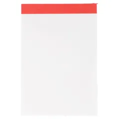 BLOCS NOTES (1/8) 80 FEUILLES   10,5x15,7 CM BLANC PAPIER (120 UNITÉ)