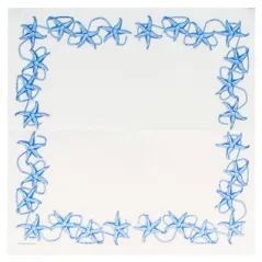 SERVIETTES ECOLABEL DOUBLE POINT 'ANTIBES' 18 G/M2 40x40 CM BLANC OUATE (1200 UNITÉ)