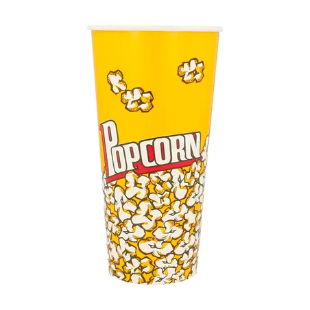RÉCIPIENTS POUR POP-CORN  720 ML 230 +20 PE G/M2 Ø 9,5/6,5x17,7 CM CARTON (1000 UNITÉ)