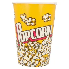 RÉCIPIENTS POUR POP-CORN  1380 ML 230 +20 PE G/M2 Ø 12/8,8x17,5 CM CARTON (500 UNITÉ)