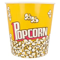 RÉCIPIENTS POUR POP-CORN  3900 ML 260 +20 PE G/M2 Ø 18,5/14,5x19,5 CM CARTON (300 UNITÉ)
