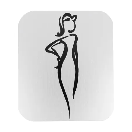 PLAQUE AUTO-ADHESIVE "DAMES"