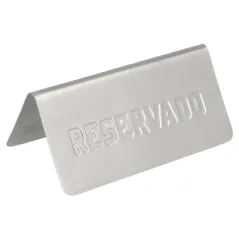 PLAQUE DE TABLE "RESERVADO"