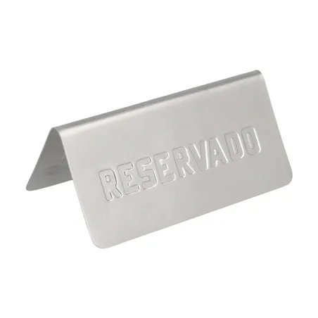 PLAQUE DE TABLE "RESERVADO"