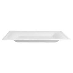 ASSIETTES CARRÉES BIONIC  16x16x1 CM BLANC BAGASSE (1000 UNITÉ)