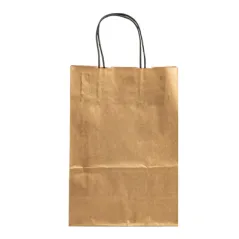 SACS SOS COULEUR UNIQUE  80 G/M2 20+10x29 CM OR KRAFT (250 UNITÉ)