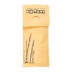 SET 4/1 COUVERTS +SERVIETTE BAMBOO  17 CM NATUREL BAMBOU (50 UNITÉ)