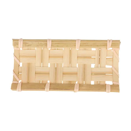 24 MINI TUILES BAMBOO  10,5x5 CM NATUREL BAMBOU (1 UNITÉ)