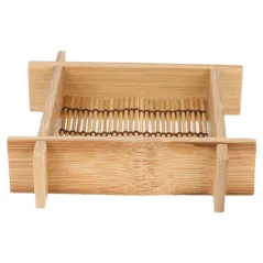 20 MINI RÉCIPIENTS BAMBOO 12x12x3 CM NATUREL BAMBOU (1 UNITÉ)