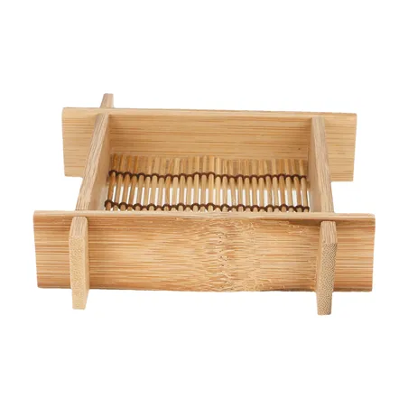 20 MINI RÉCIPIENTS BAMBOO  12x12x3 CM NATUREL BAMBOU (1 UNITÉ)
