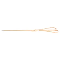 PIQUES "COEUR" BAMBOO  12 (h) CM NATUREL BAMBOU (100 UNITÉ)