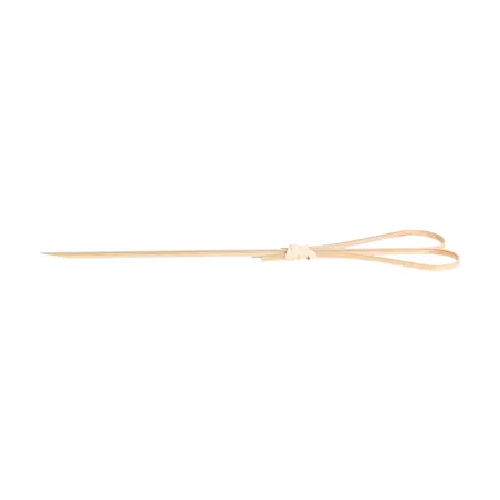 PIQUES "COEUR" BAMBOO  12 (h) CM NATUREL BAMBOU (100 UNITÉ)