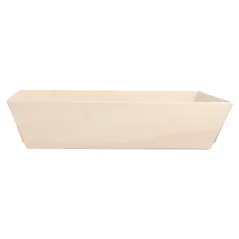 PLATEAU REPAS WOOD 700 ML 18x13x4 CM NATUREL BOIS (50 UNITÉ)
