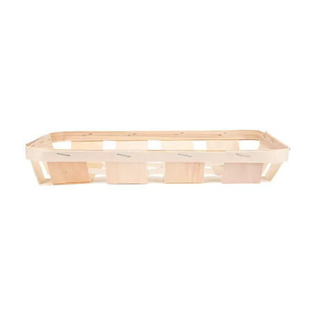 CORBEILLES WOOD  26x12,5x4 CM NATUREL BOIS (120 UNITÉ)