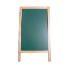 ARDOISE EN ANGLE 2 FACES   65x80x115 CM VERT BOIS (1 UNITÉ)