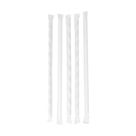 PAILLES À FRANGES SOUS SACHETS PAPER  Ø0,60x20 CM ASSORTI PAPIER (3000 UNITÉ)