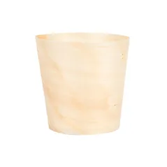 MINI VERRES EN FEUILLE DE PEUPLIER WOOD 15 ML Ø 4,4x4,5 CM NATUREL BOIS (50 UNITÉ)