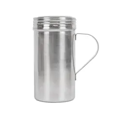 SAUPOUDREUSE SEL AVEC ANSE 445 ML- 15 oz Ø 7x13 CM ARGENTE INOX (1 UNITÉ)