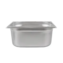 BAC GASTRONOME 1/2 8,4 L 32,5x26,5x15 CM ARGENTE INOX (1 UNITÉ)