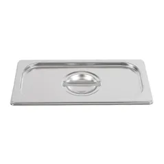 COUVERCLE 1/3 POUR RÉFÉRENCE 181.70/71   32,5x18 CM ARGENTE INOX (1 UNITÉ)