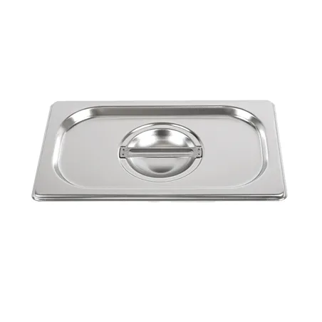 COUVERCLE 1/4 POUR RÉFÉRENCE 181.73   26,5x16 CM ARGENTE INOX (1 UNITÉ)