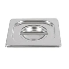 COUVERCLE 1/6 POUR RÉFÉRENCE 181.75   17,6x16 CM ARGENTE INOX (1 UNITÉ)