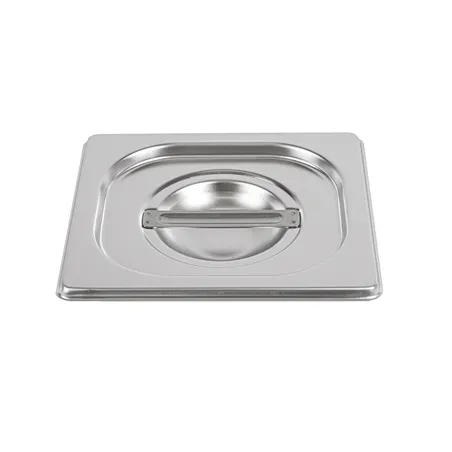 COUVERCLE 1/6 POUR RÉFÉRENCE 181.75   17,6x16 CM ARGENTE INOX (1 UNITÉ)