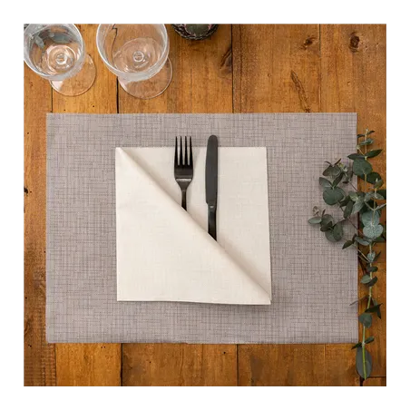 SETS DE TABLE 'DRY COTTON' 55 G/M2 30x40 CM CHOCOLAT AIRLAID (800 UNITÉ)