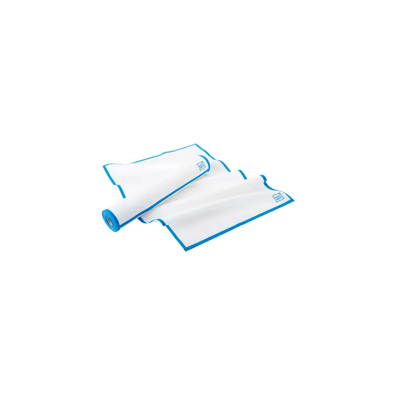 10 U. TORCHONS DE CUISINE 'ROLL-DRAP'  40x64 CM BLEU COTON (1 UNITÉ)