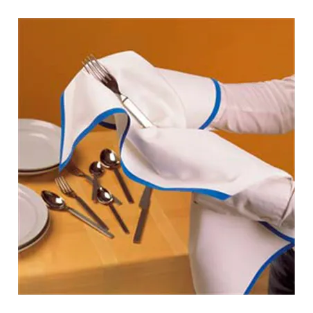 10 U. TORCHONS DE CUISINE 'ROLL-DRAP'  40x64 CM BLEU COTON (1 UNITÉ)