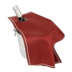 12 U. TORCHONS EN ROULEAU 'CUBI-DRAP'  40x40 CM BORDEAUX COTON (1 UNITÉ)
