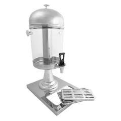 DISTRIBUTEUR DE JUS  8 L 35x26x58,5 CM ARGENTE INOX (1 UNITÉ)
