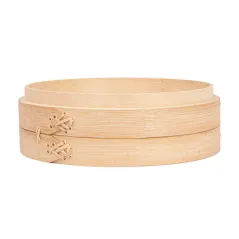RÉCIPIENTS MAXI DIM-SUN BAMBOO Ø 20x6 CM NATUREL BAMBOU (4 UNITÉ)